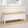 Davenport Storage Bench - Ivory
