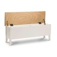 Davenport Storage Bench - Ivory
