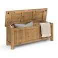 Aspen Pine Storage Bench
