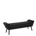 Alea Hall Bench - Black Fabric