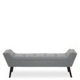Alea Hall Bench - Grey Fabric