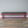 Bench - Red Wooden - Large
