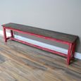 Bench - Red Wooden - Large