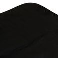 Hartford Bench - Black Velvet Fabric