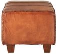 Inca Bench - Brown Leather - Upholstered