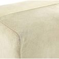Kensington Townhouse Bench - Beige Faux Fur
