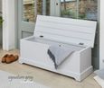 Signature Grey Painted Hallway Storage Bench