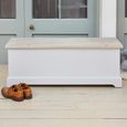 Signature Grey Painted Hallway Storage Bench