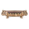Taconite Bench - Mango Wood - Painted - Elephant