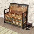 Urban Chic Reclaimed Storage Monks Bench