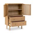 Soho Cabinet - 2 Door - Slatted - Oak