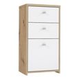 Best Cabinet - 1 Door - 2 Drawer - Oak and White