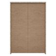 Best Hall Cabinet - 6 Door - Oak and White