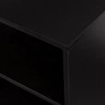 Ferrero Cabinet - 1 Door - Black and Woven Rattan