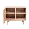 Ferrero Cabinet - 1 Door - Natural and Woven Rattan