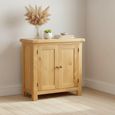 Salisbury Premium Small Cupboard - 2 Door - Oak