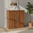 Sherwood Hall Cabinet - 2 Door - Walnut