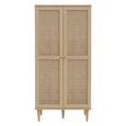 Calasetta Cabinet - 2 Door - Rattan