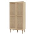 Calasetta Cabinet - 2 Door - Rattan