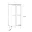 Calasetta Cabinet - 2 Door - Rattan