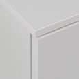 Sienna Cabinet - 1 Door - 4 Drawer - White Gloss