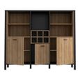 High Rock Cabinet - 3 Door - Oak