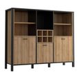 High Rock Cabinet - 3 Door - Oak