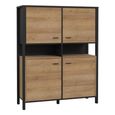 High Rock Cabinet - 4 Door - Oak