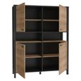 High Rock Cabinet - 4 Door - Oak