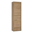 Shetland Display Cabinet - 2 Door - 2 Drawer - Narrow - Oak