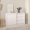 Naia Cabinet - Sliding Door - White Gloss