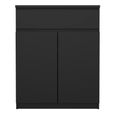 Naia Cabinet - 2 Door - Black