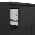 Naia Cabinet - 2 Door - Black