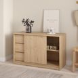 Naia Cabinet - Sliding Door - Oak