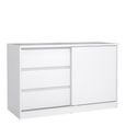 Naia Cabinet - Sliding Door - White Gloss