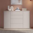 Alice Springs Hall Cabinet - 2 Door - 4 Drawer - Wide - Sand