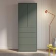 Alice Springs Storage Cabinet - 2 Door - 4 Drawer - Tall - Sage Green