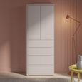 Alice Springs Storage Cabinet - 2 Door - 4 Drawer - Tall - Sand