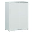 Alice Springs Cupboard - 2 Door - Light Grey