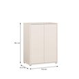 Alice Springs Cupboard - 2 Door - Sand