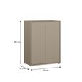 Alice Springs Cupboard - 2 Door - Taupe