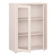 Alice Springs Cupboard - 2 Door - Glass - Sand