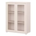 Alice Springs Cupboard - 2 Door - Glass - Sand