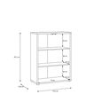 Alice Springs Cupboard - 2 Door - Glass - Sand