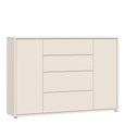 Alice Springs Hall Cabinet - 2 Door - 4 Drawer - Wide - Sand