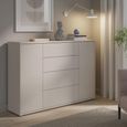 Alice Springs Hall Cabinet - 2 Door - 4 Drawer - Wide - Sand