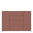 Alice Springs Hall Cabinet - 2 Door - 4 Drawer - Wide - Terracotta