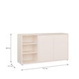 Alice Springs Hall Cabinet - 2 Door - Sand