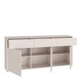 Alice Springs Hall Cabinet - 3 Door - 3 Drawer - Sand