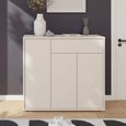Alice Springs Storage Cabinet - 3 Door - 1 Drawer - Sand